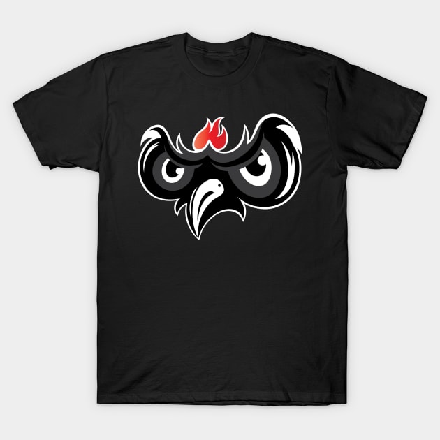 Angry Owl T-Shirt by martinussumbaji